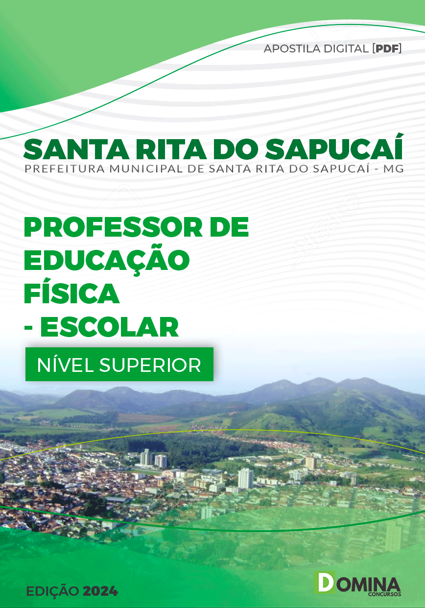Apostila Pref Santa Rita Do Sapucaí MG 2024 Professor Ed Física Escolar