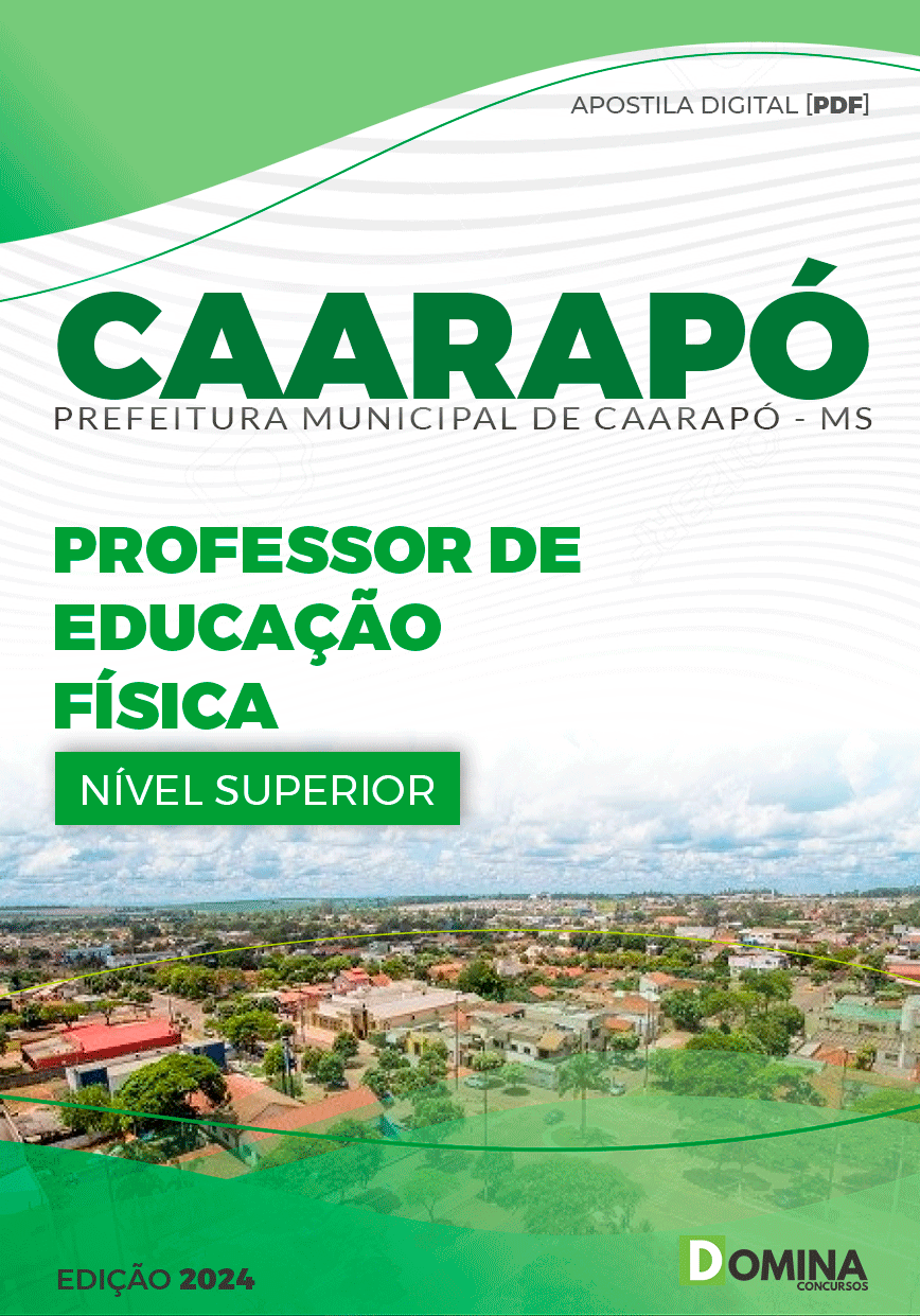 Apostila Pref Caarapó MS 2024 Professor Educação Física