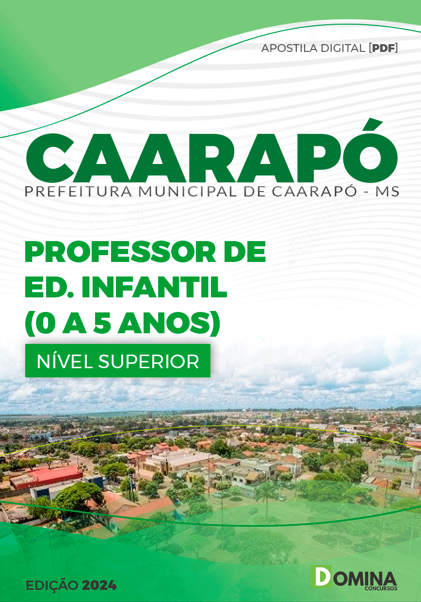Apostila Pref Caarapó MS 2024 Professor Educação Infantil