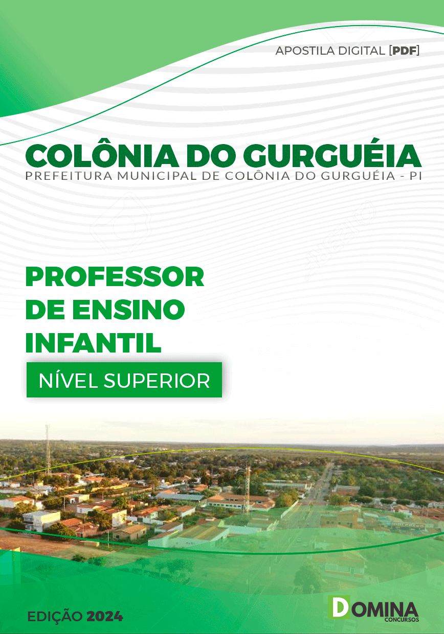 Apostila Pref Colônia Do Gurguéia PI 2024 Professor Ensino Infantil