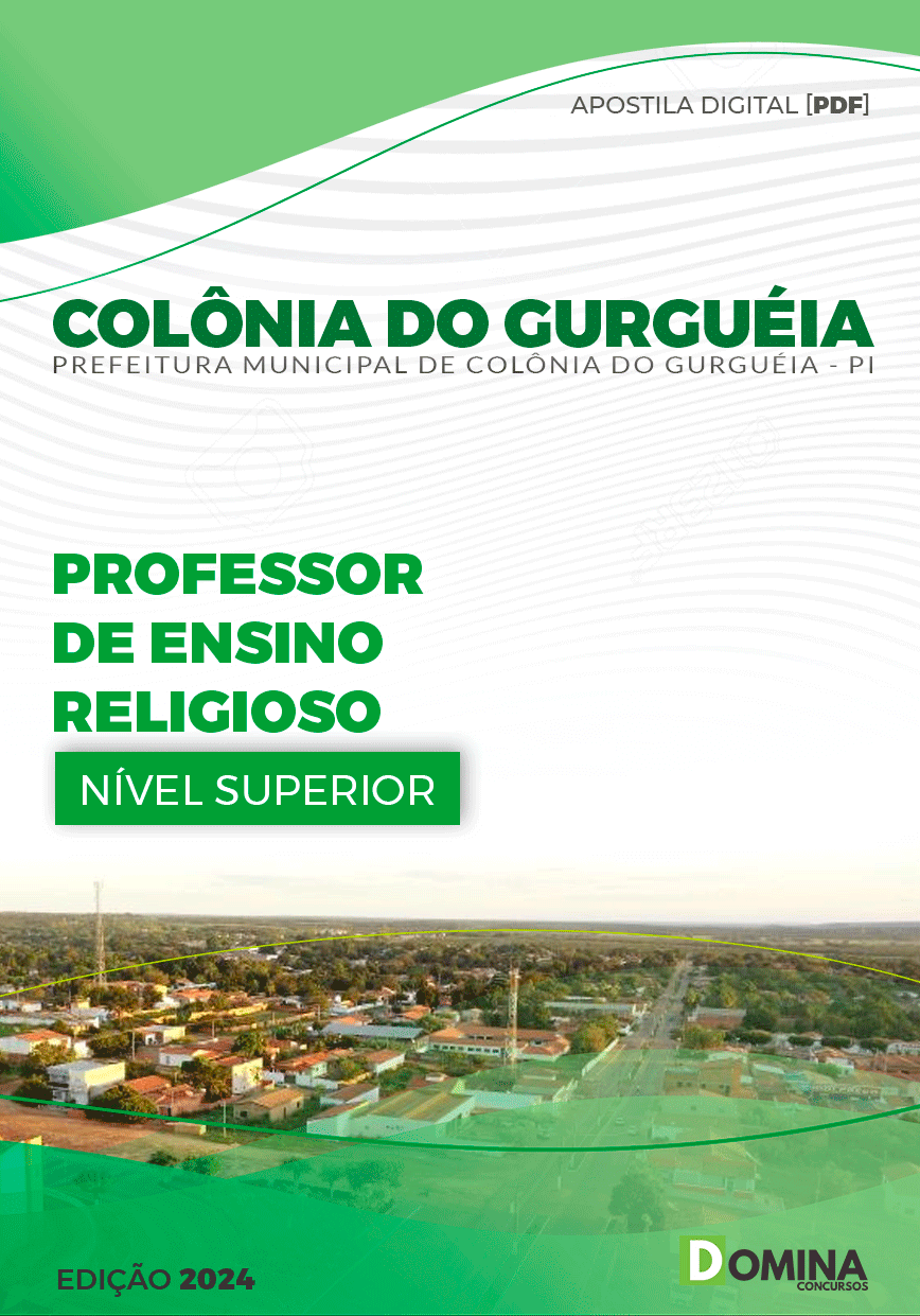 Apostila Pref Colônia Do Gurguéia PI 2024 Professor Ensino Religioso
