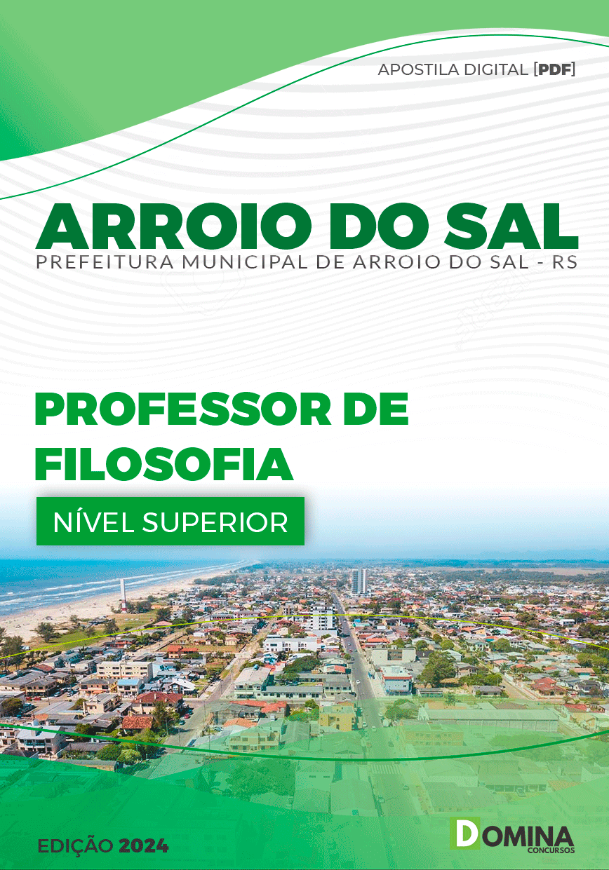 Apostila Pref Arroio do Sal RS 2024 Professor de Filosofia