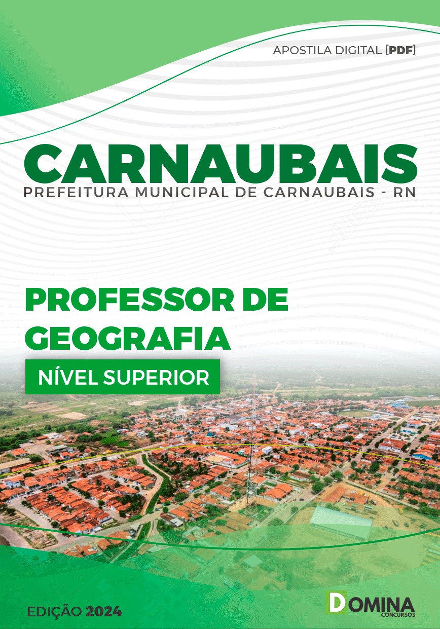 Apostila Pref Carnaubais RN 2024 Professor Geografia