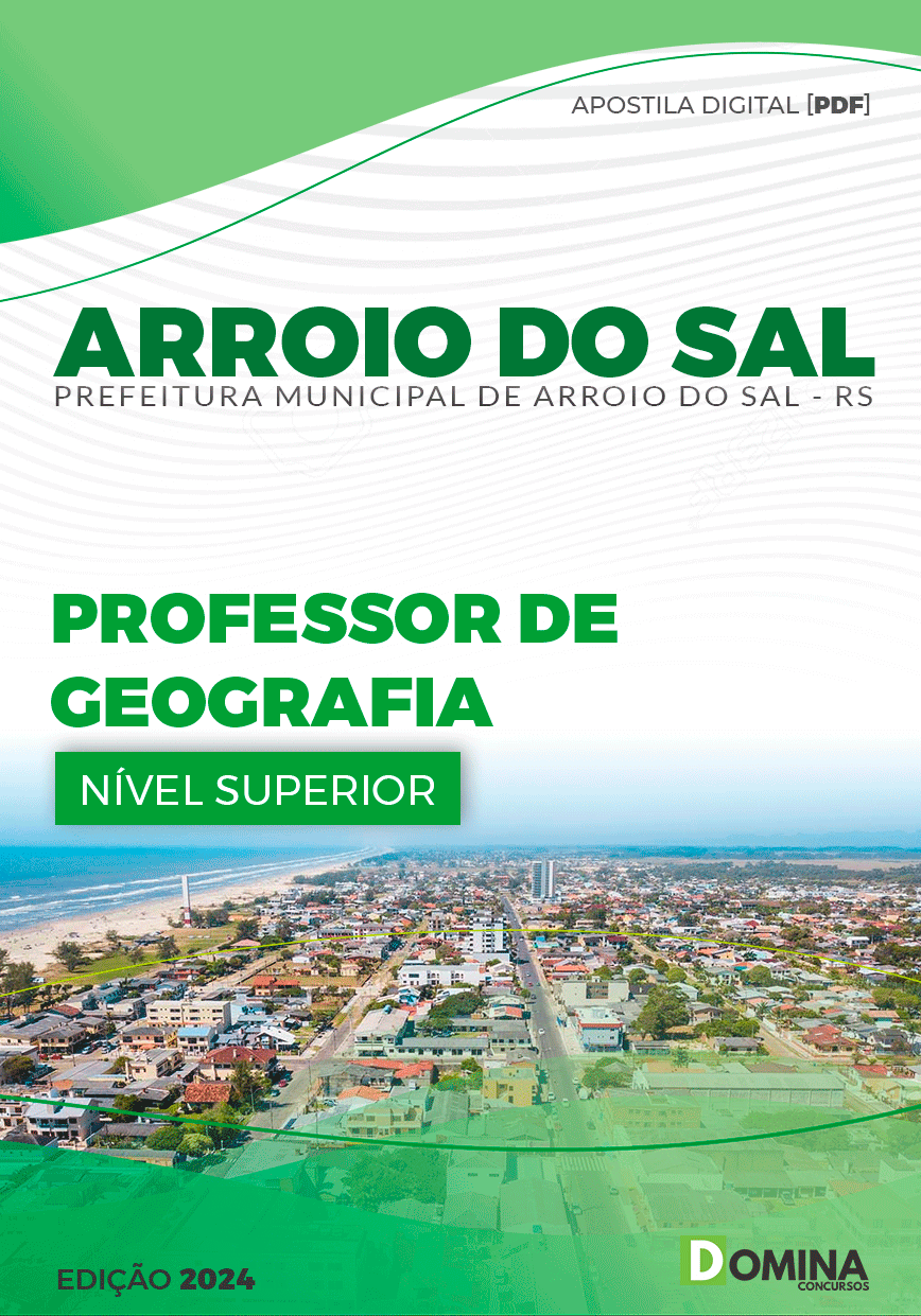 Apostila Pref Arroio do Sal RS 2024 Professor de Geografia