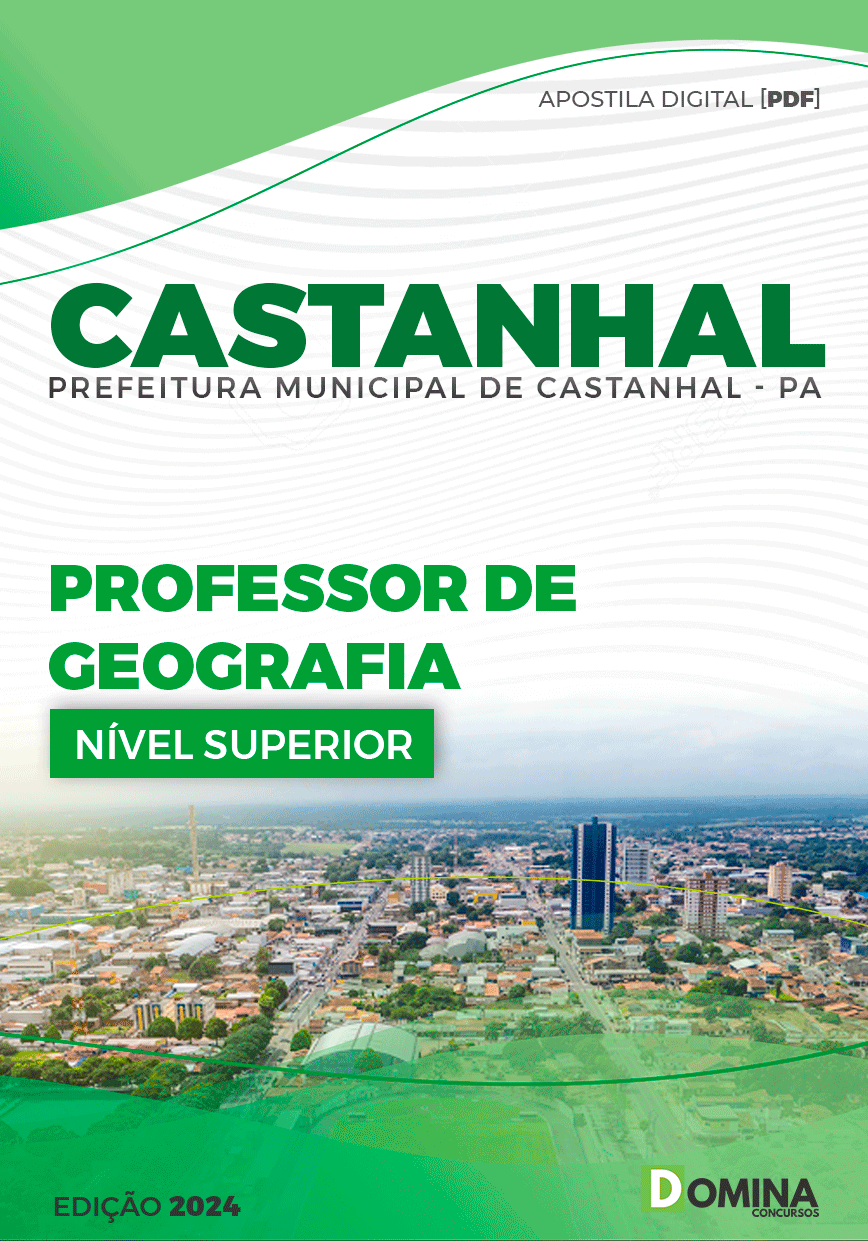 Apostila Pref Castanhal PA 2024 Professor de Geografia