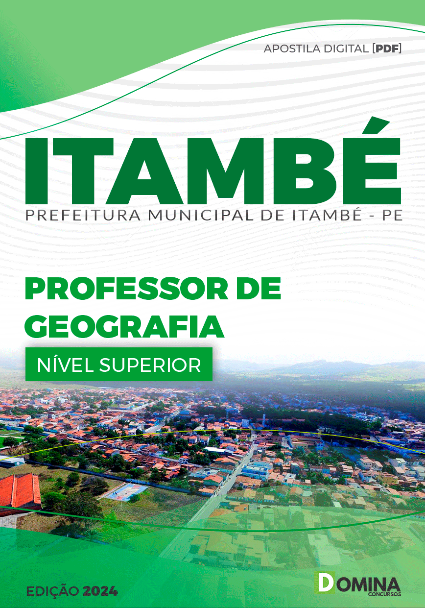 Apostila Pref Itambé PE 2024 Professor de Geografia