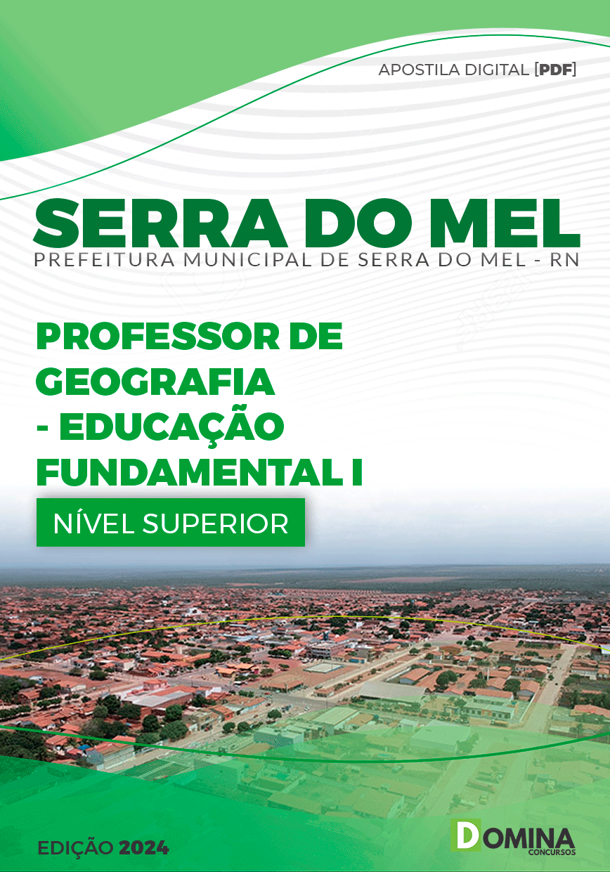 Apostila Pref Serra do Mel RN 2024 Professor de Geografia