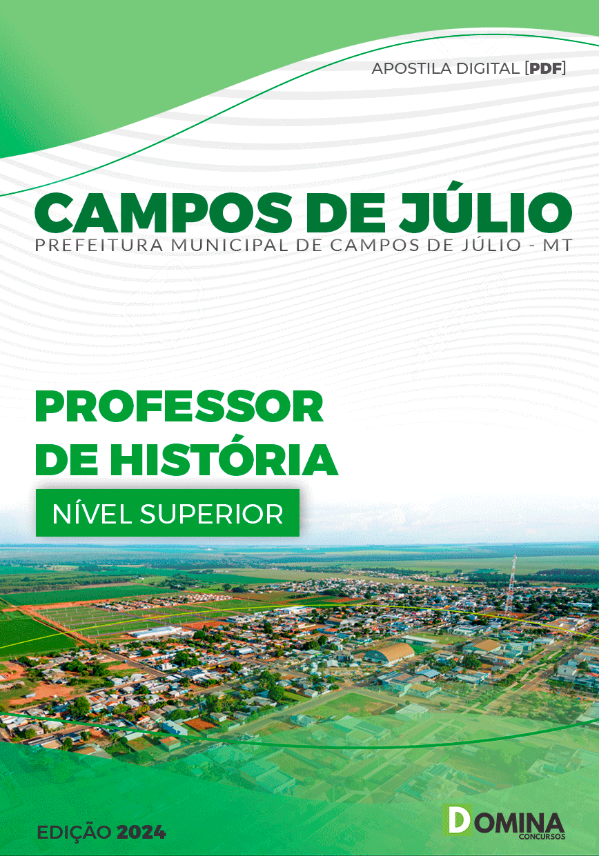 Pref Campos de Júlio MT 2024 Professor de História