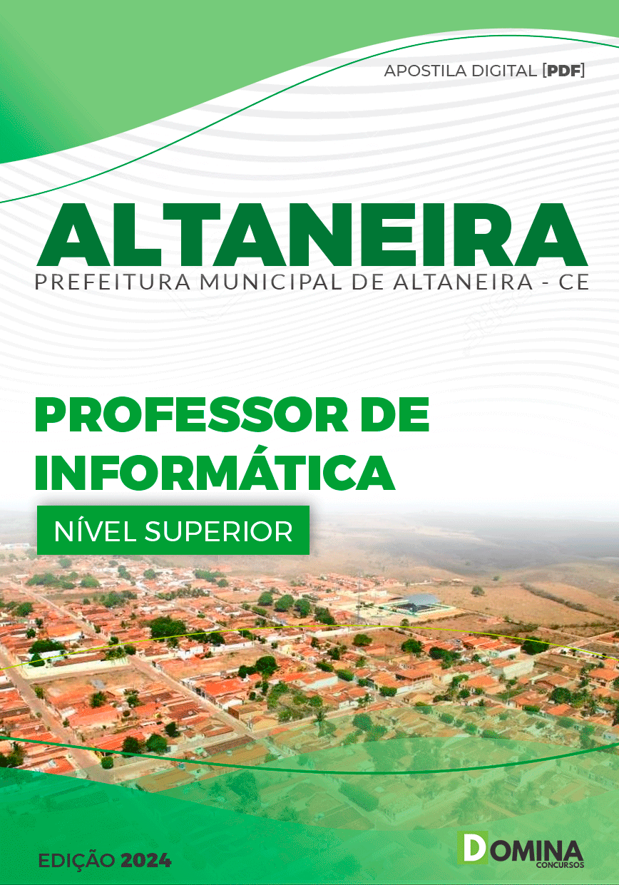 Apostila Pref Altaneira CE 2024 Professor II Informática