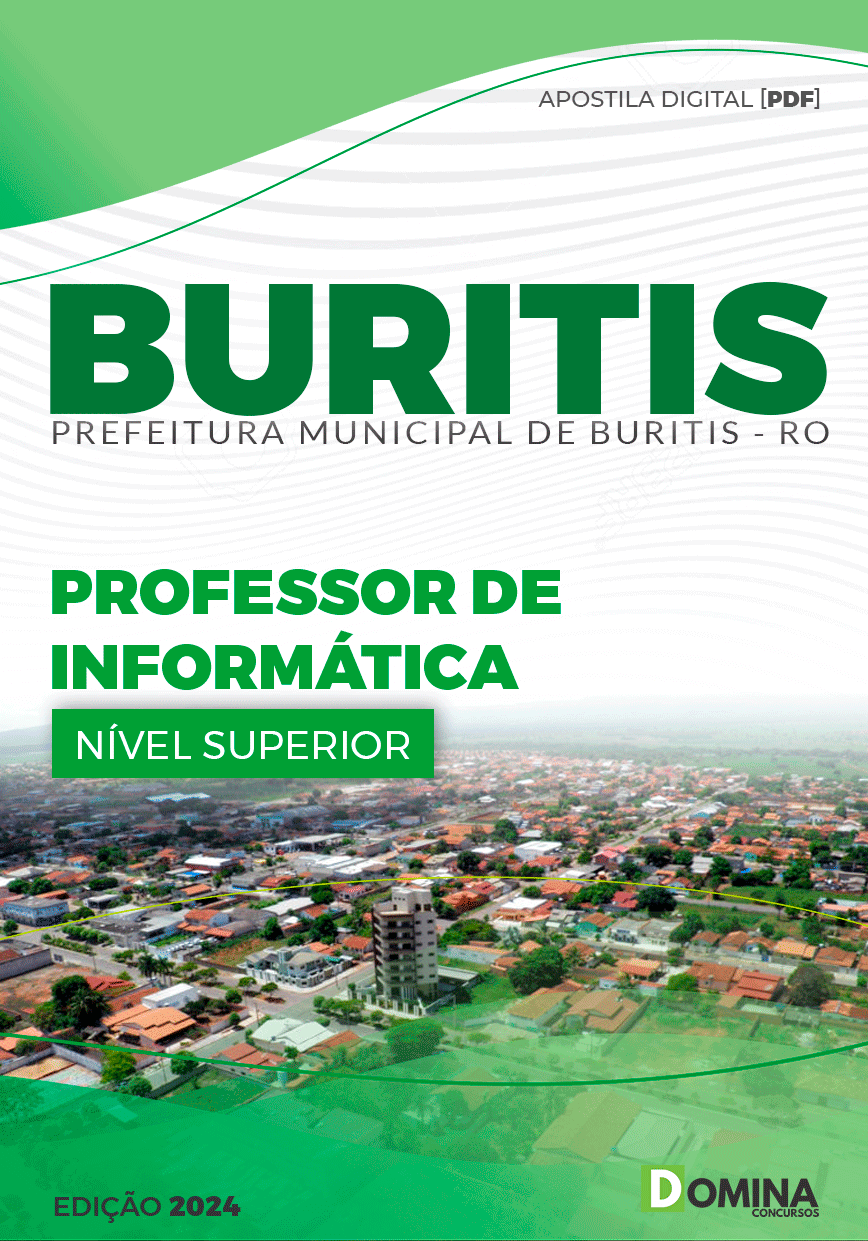 Apostila Pref Buritis RO 2024 Professor Informática