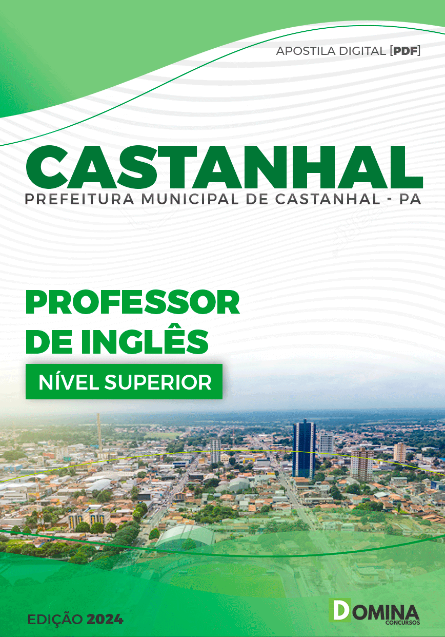 Apostila Pref Castanhal PA 2024 Professor de Inglês