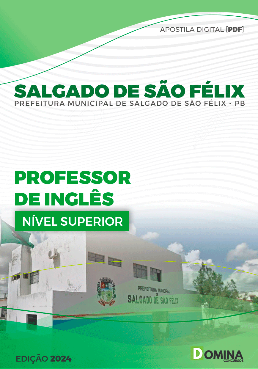 Apostila Pref Salgado de São Félix PB 2024 Professor Letras Inglês