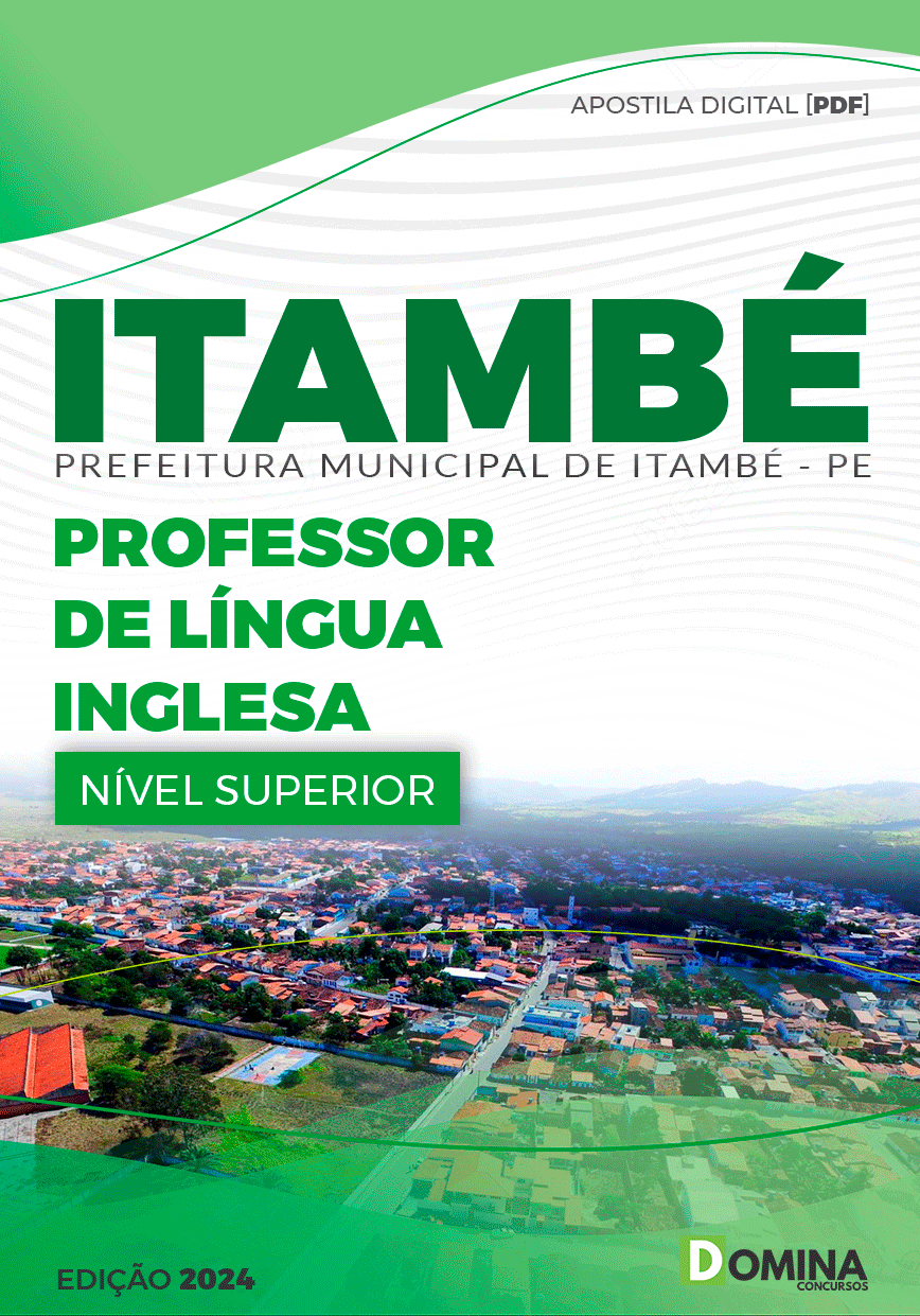 Apostila Pref Itambé PE 2024 Professor de Língua Inglesa