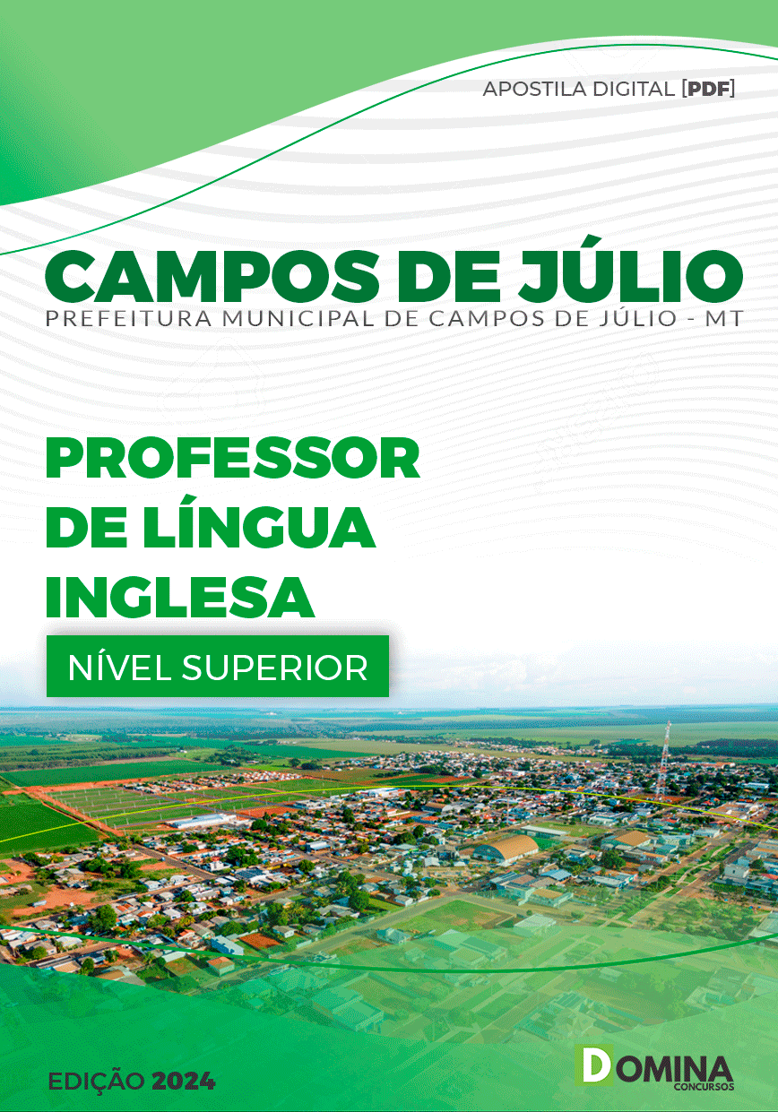Pref Campos de Júlio MT 2024 Professor de Língua Inglesa