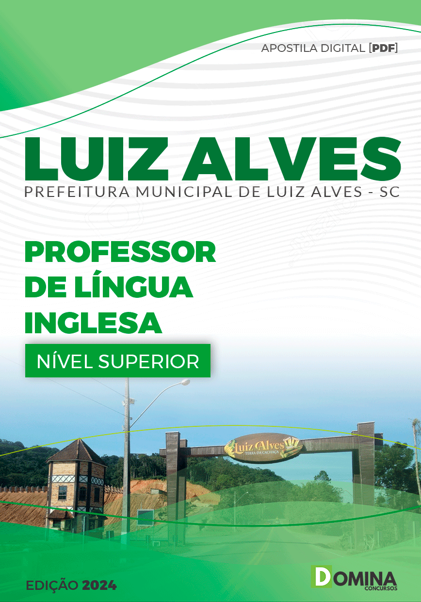 Apostila Pref Luiz Alves SC 2024 Professor de Língua Inglesa