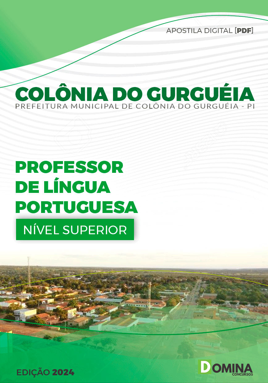 Apostila Pref Colônia Do Gurguéia PI 2024 Professor Língua Portuguesa