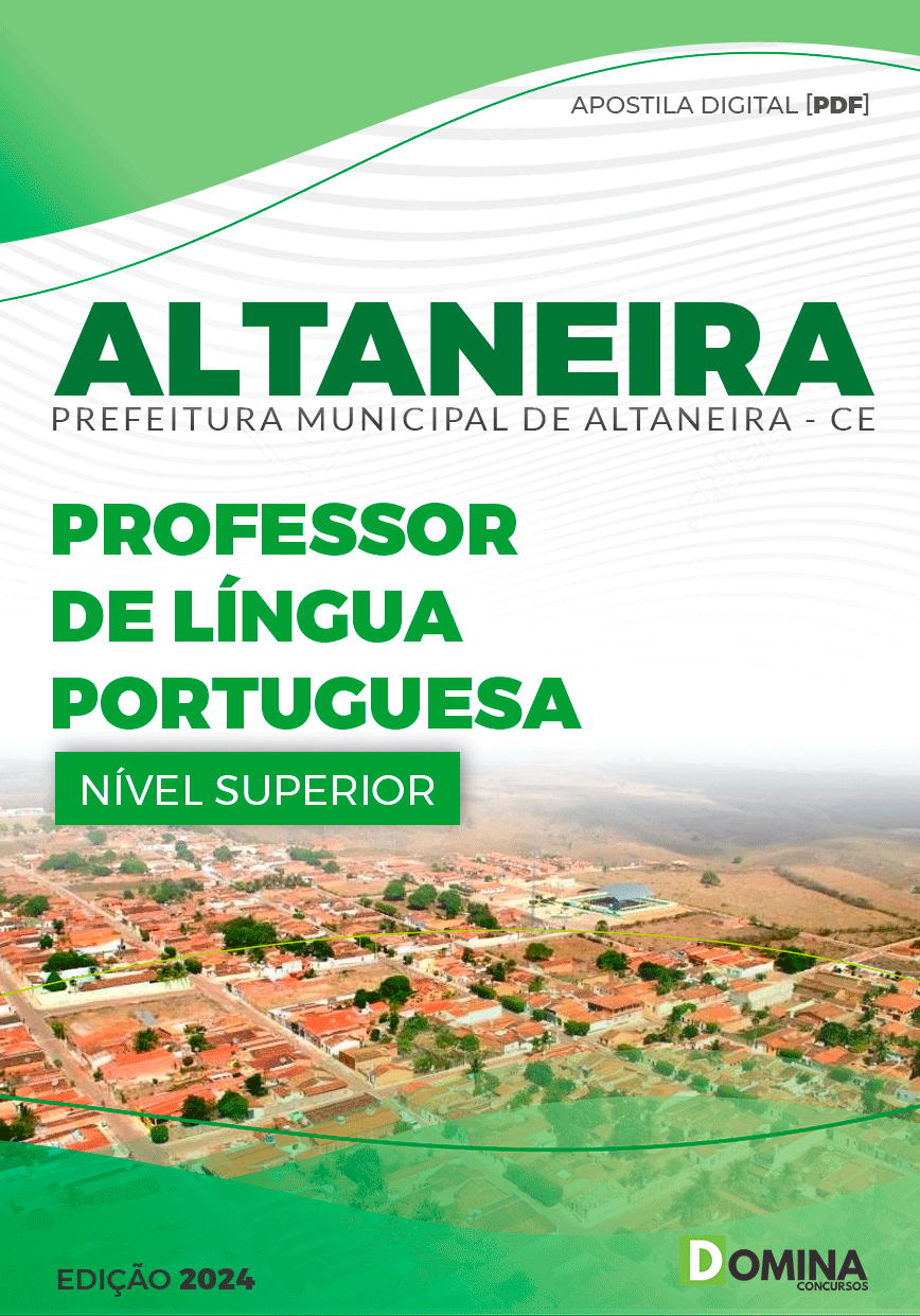 Apostila Pref Altaneira CE 2024 Professor II Língua Portuguesa