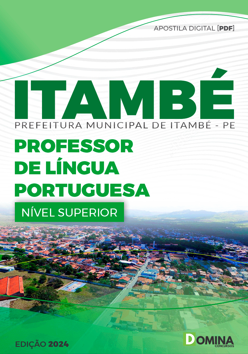 Apostila Pref Itambé PE 2024 Professor de Língua Portuguesa