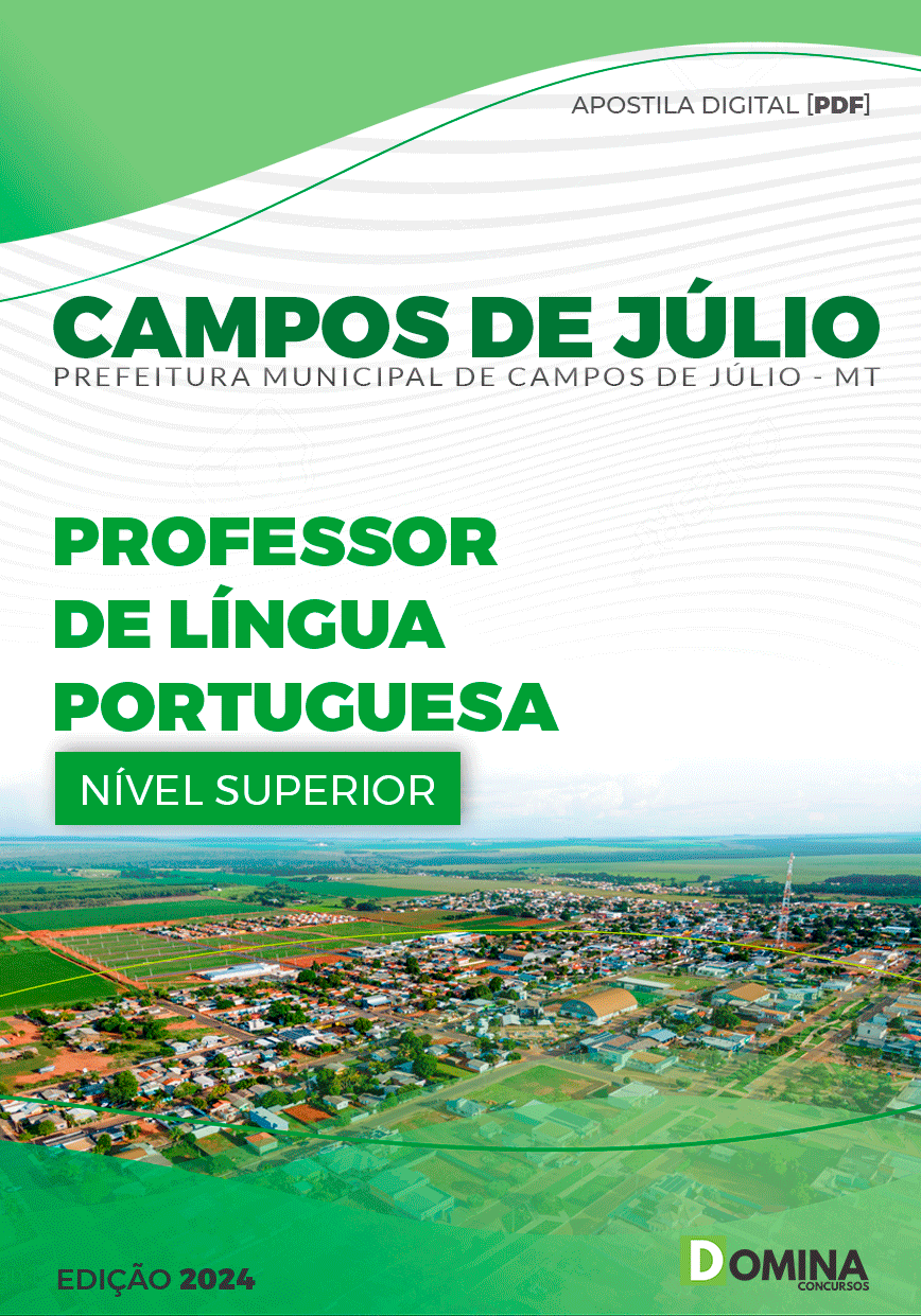 Pref Campos de Júlio MT 2024 Professor de Língua Portuguesa