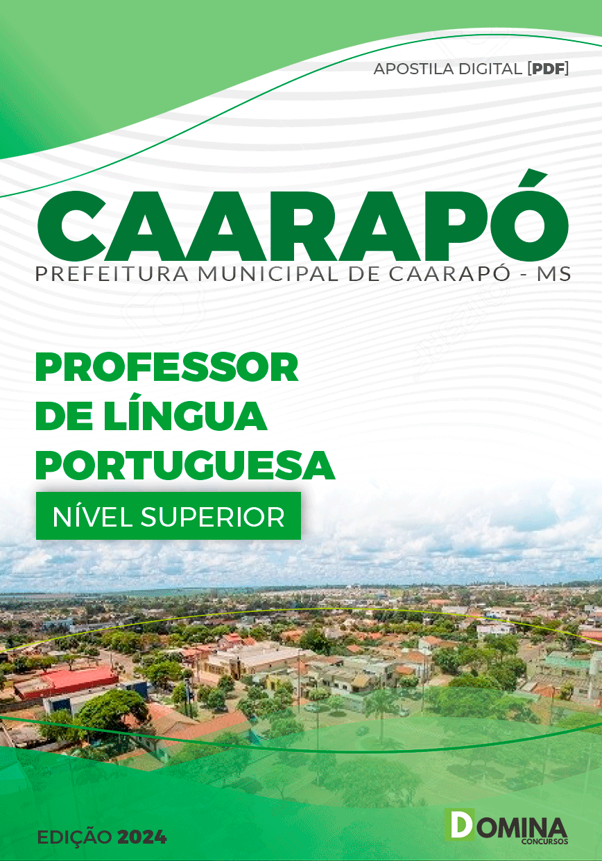 Apostila Pref Caarapó MS 2024 Professor Língua Portuguesa