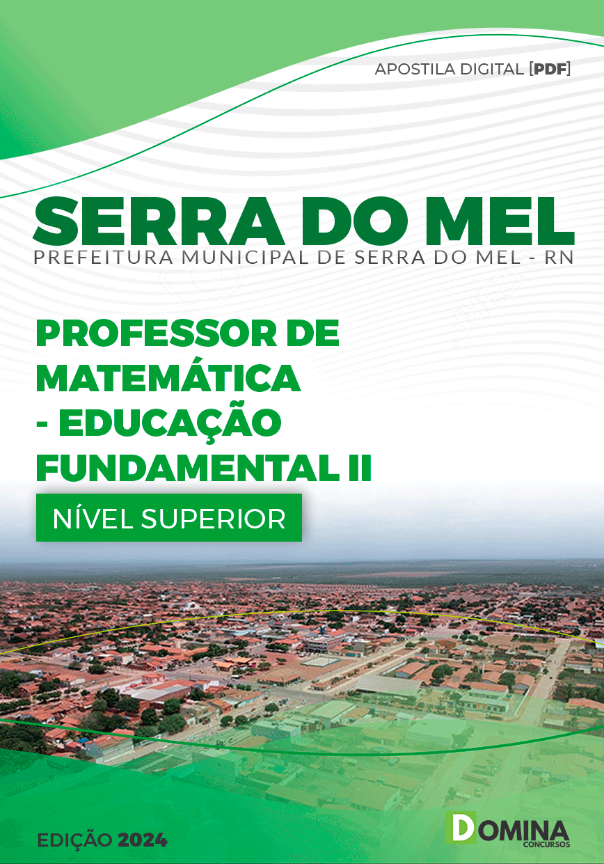 Apostila Pref Serra do Mel RN 2024 Professor de Matemática