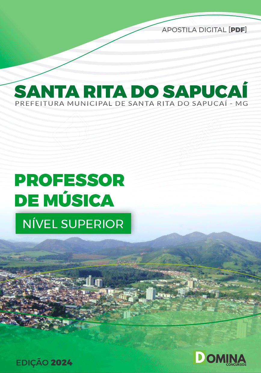 Apostila Pref Santa Rita Do Sapucaí MG 2024 Professor Música