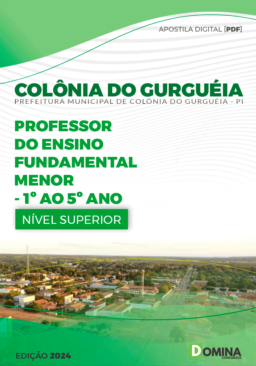 Apostila Pref Colônia Do Gurguéia PI 2024 Professor Ensino Fundamental
