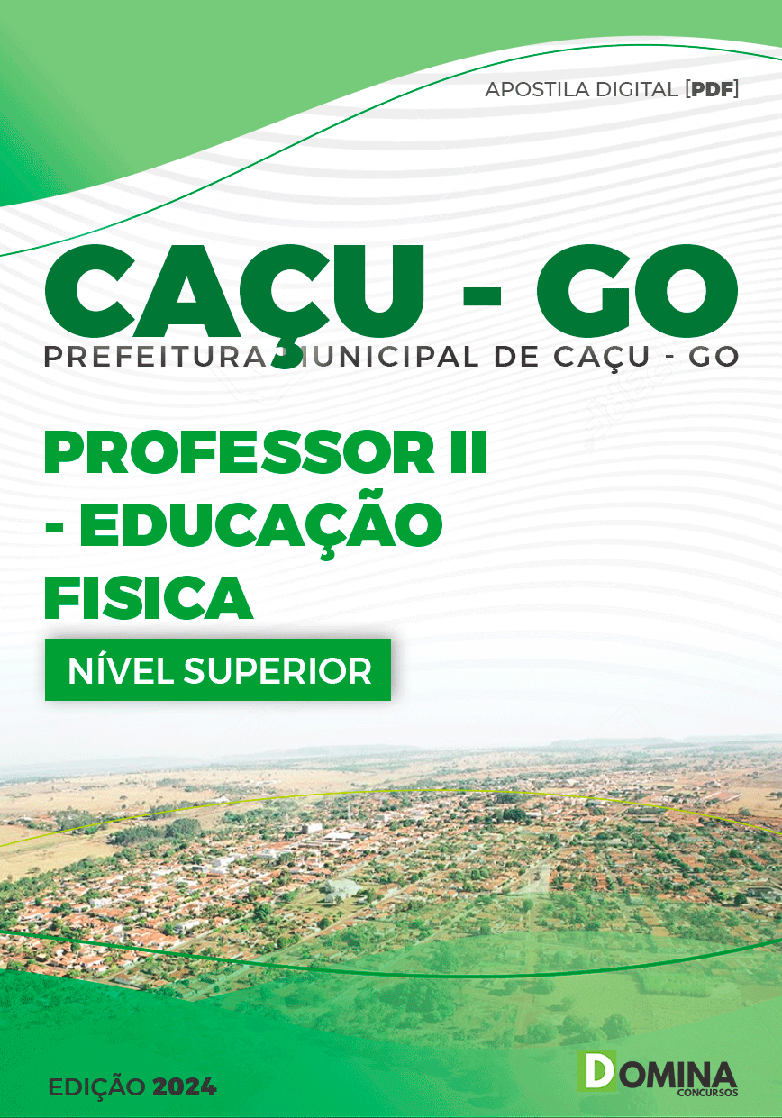 Apostila Pref Caçu GO 2024 Professor de Educação Física