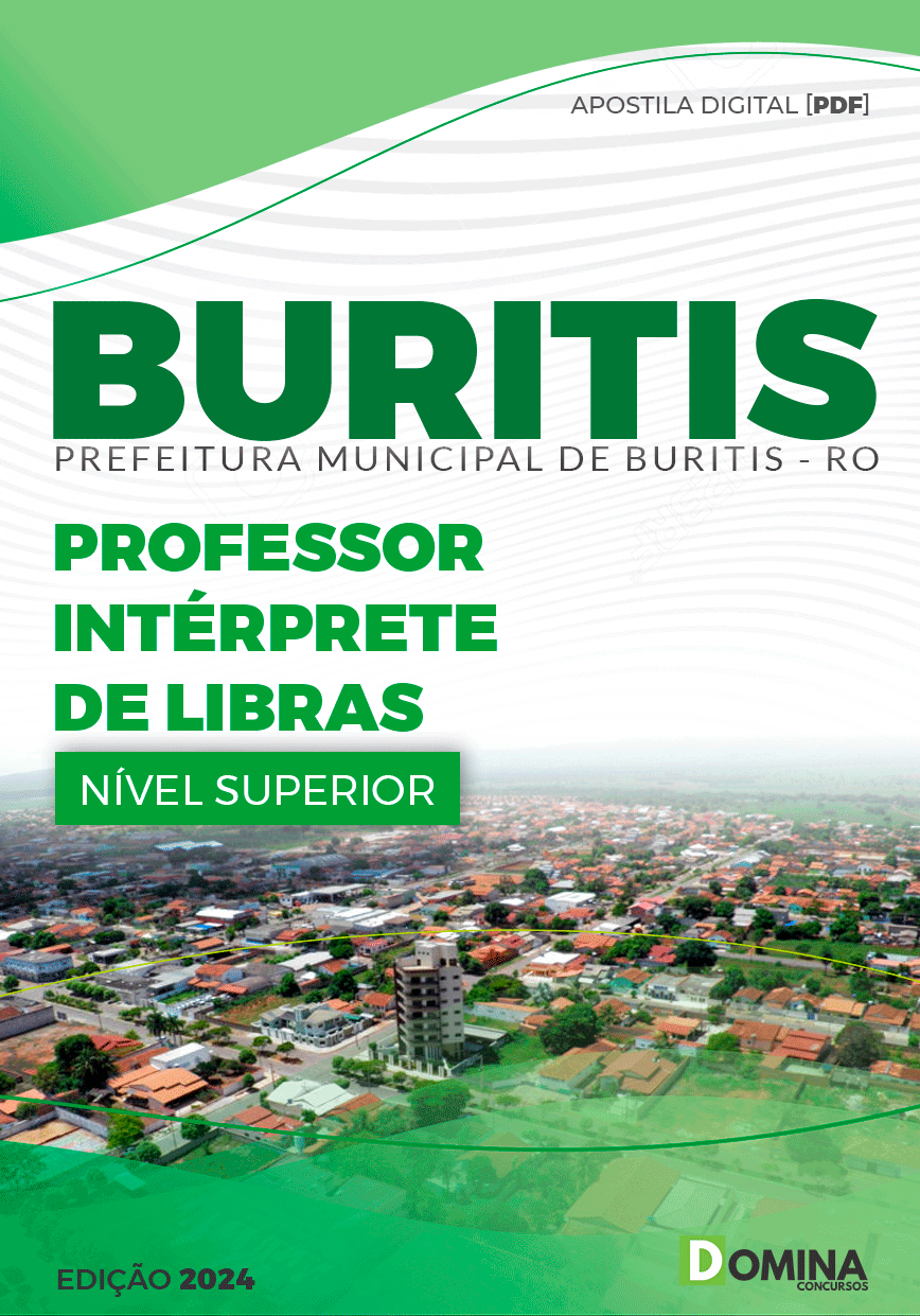 Apostila Pref Buritis RO 2024 Professor Interprete Libras