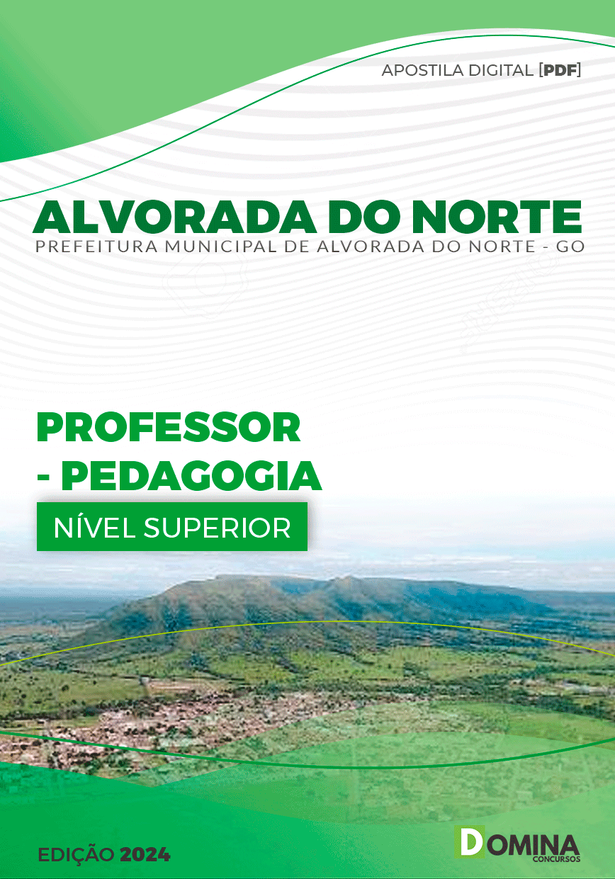 Apostila Pref Alvorada do Norte GO 2024 Professor Pedagogia