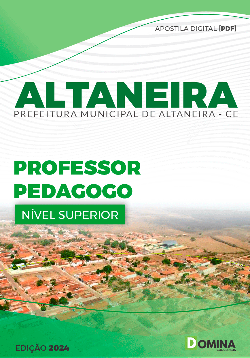 Apostila Pref Altaneira CE 2024 Professor Pedagogo