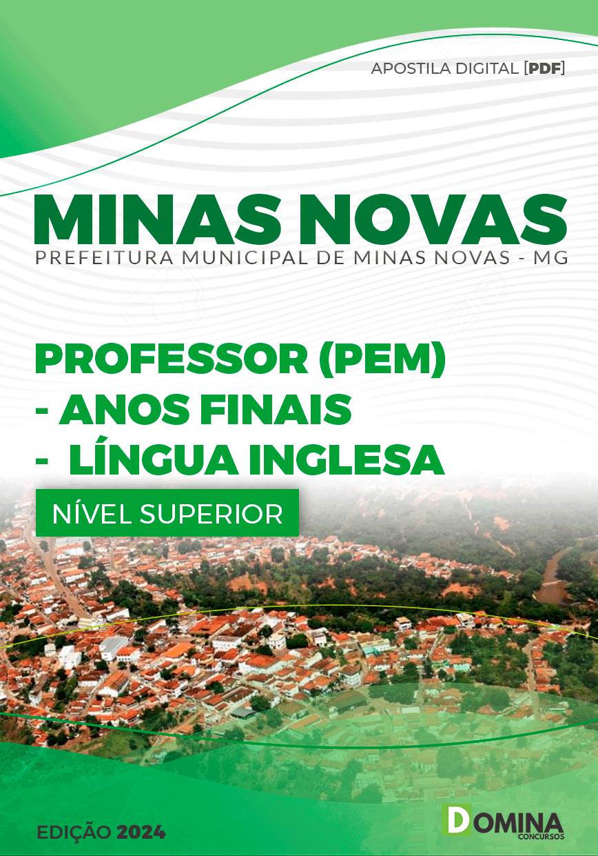 Apostila Pref Minas Novas MG 2024 Professor Língua Inglesa