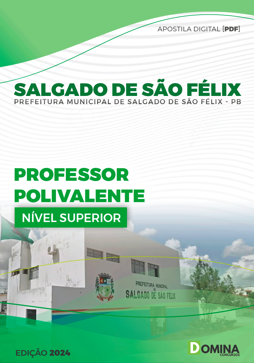 Apostila Pref Salgado de São Félix PB 2024 Professor Polivalente