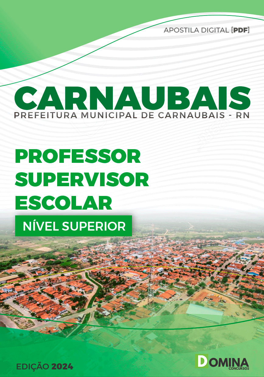 Apostila Pref Carnaubais RN 2024 Professor Supervisor Escolar