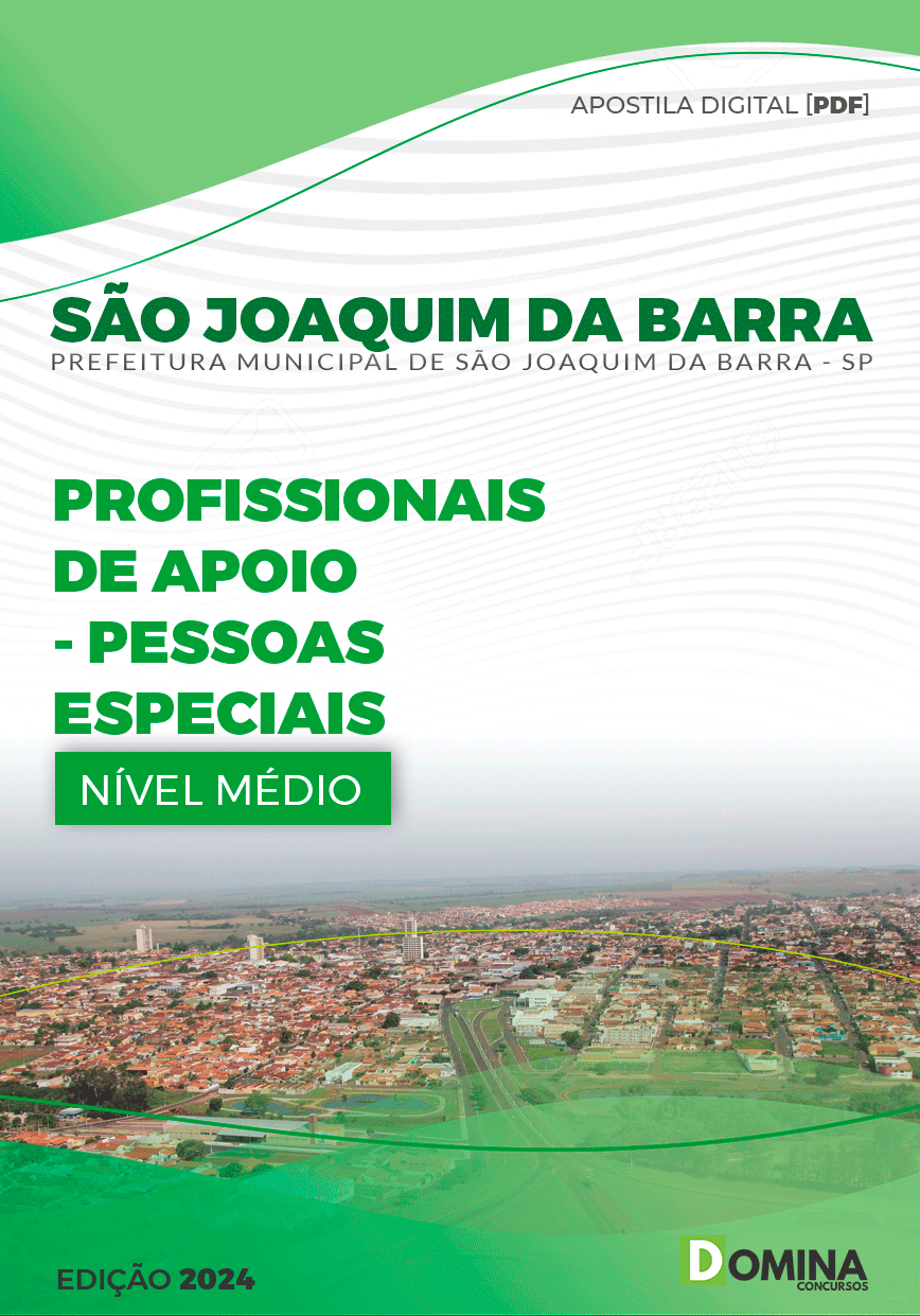 Pref São Joaquim da Barra SP 2024 Profissionais de Apoio