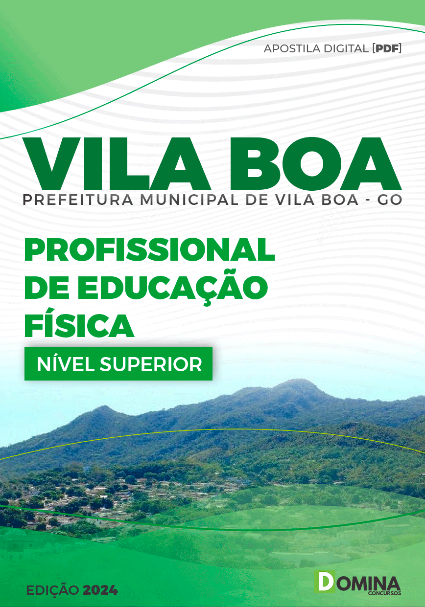 Apostila Pref Vila Boa GO 2024 Professor de Educação Física