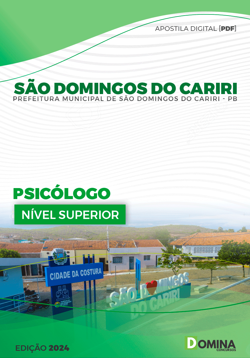 Pref São Domingos Cariri PB 2024 Psicólogo