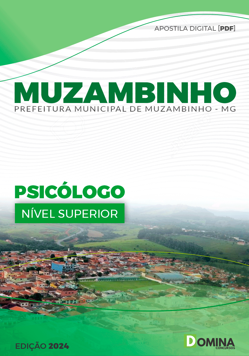 Apostila Pref Muzambinho MG 2024 Psicólogo