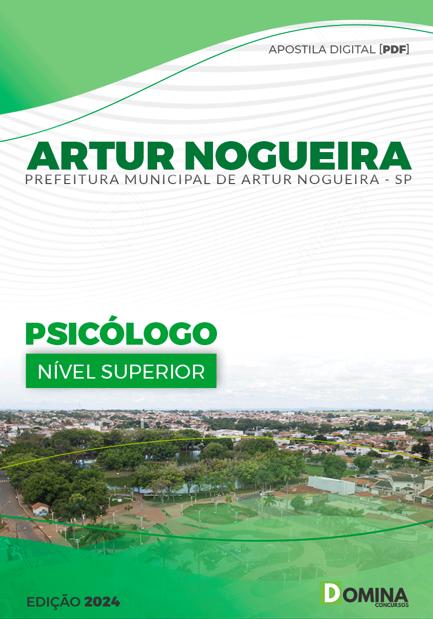 Apostila Pref Artur Nogueira SP 2024 Psicólogo