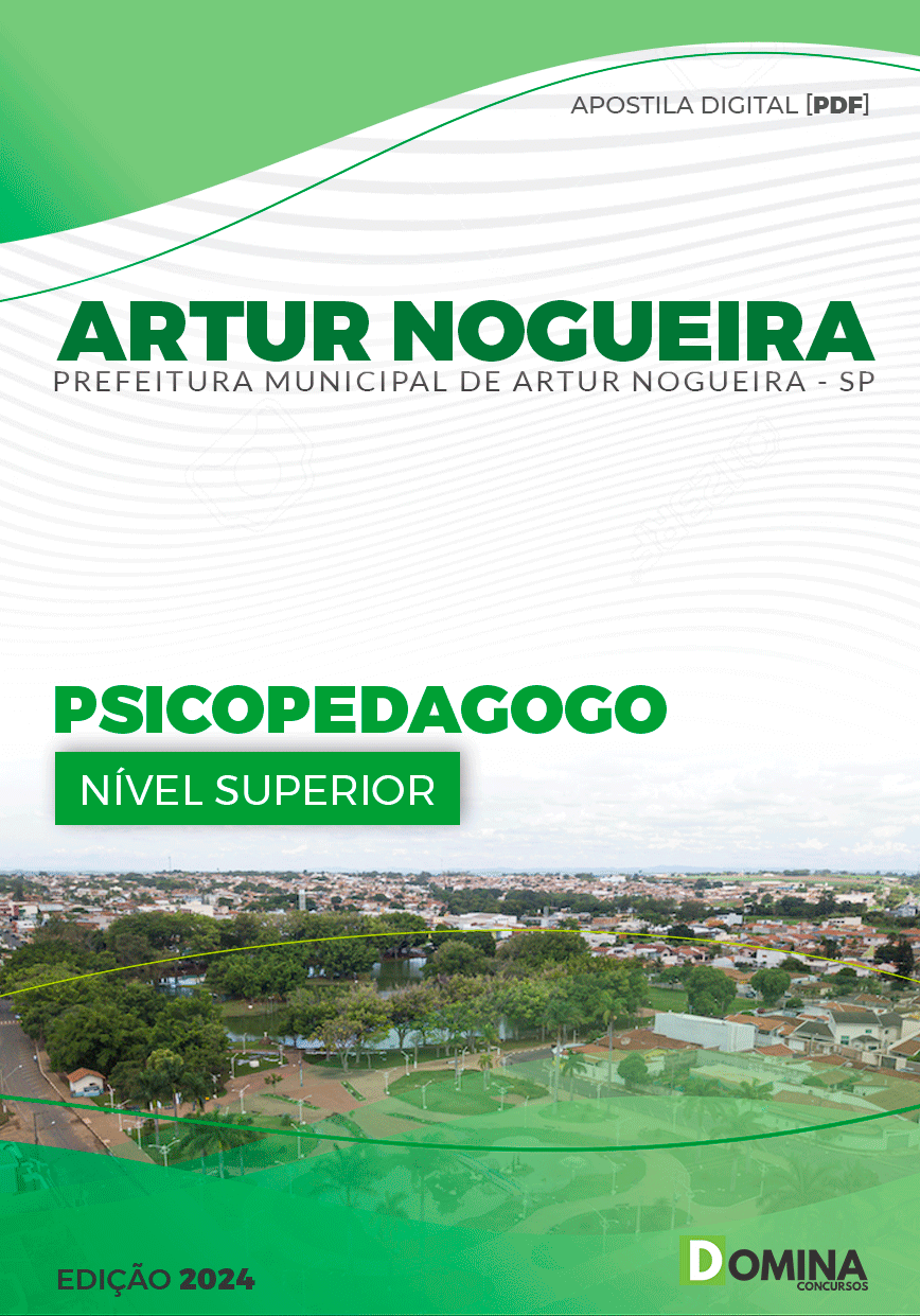 Apostila Pref Artur Nogueira SP 2024 Psicopedagogo