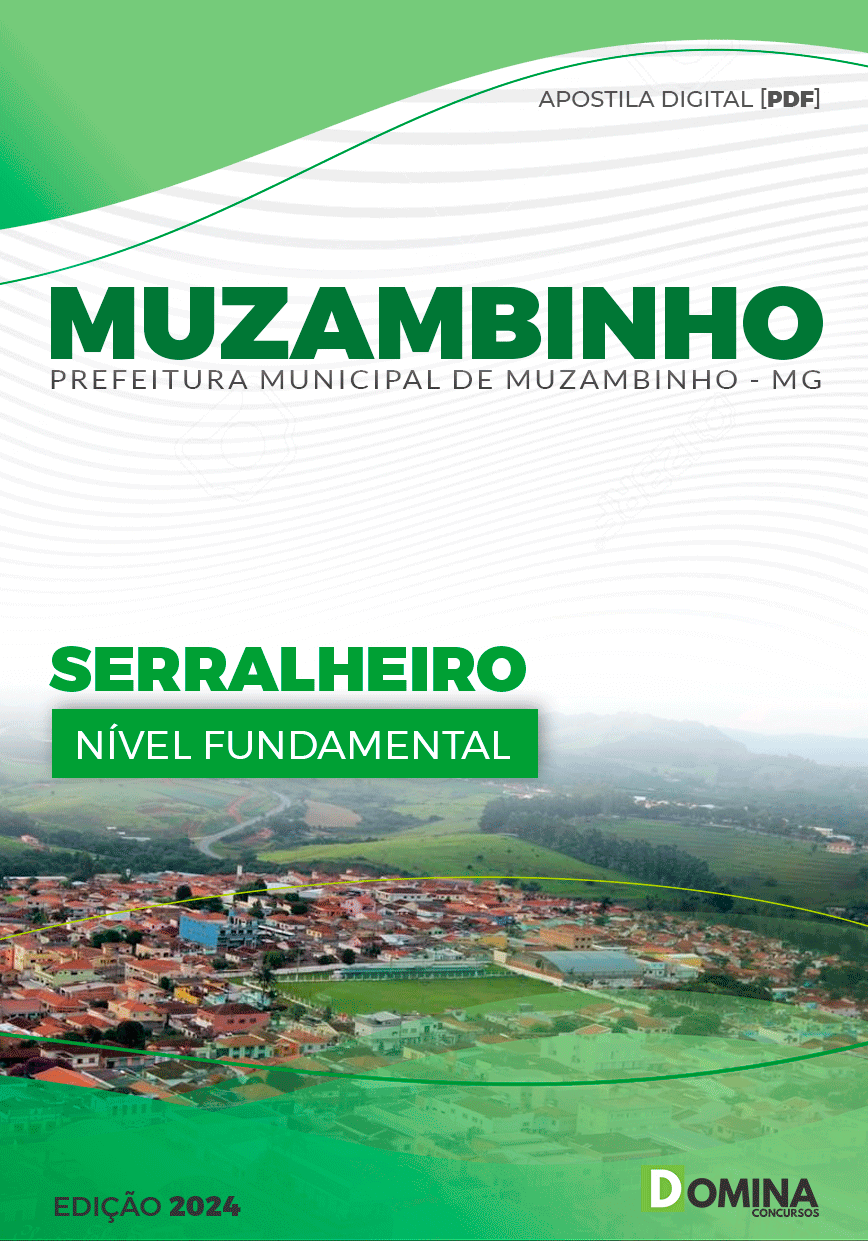Apostila Pref Muzambinho MG 2024 Serralheiro