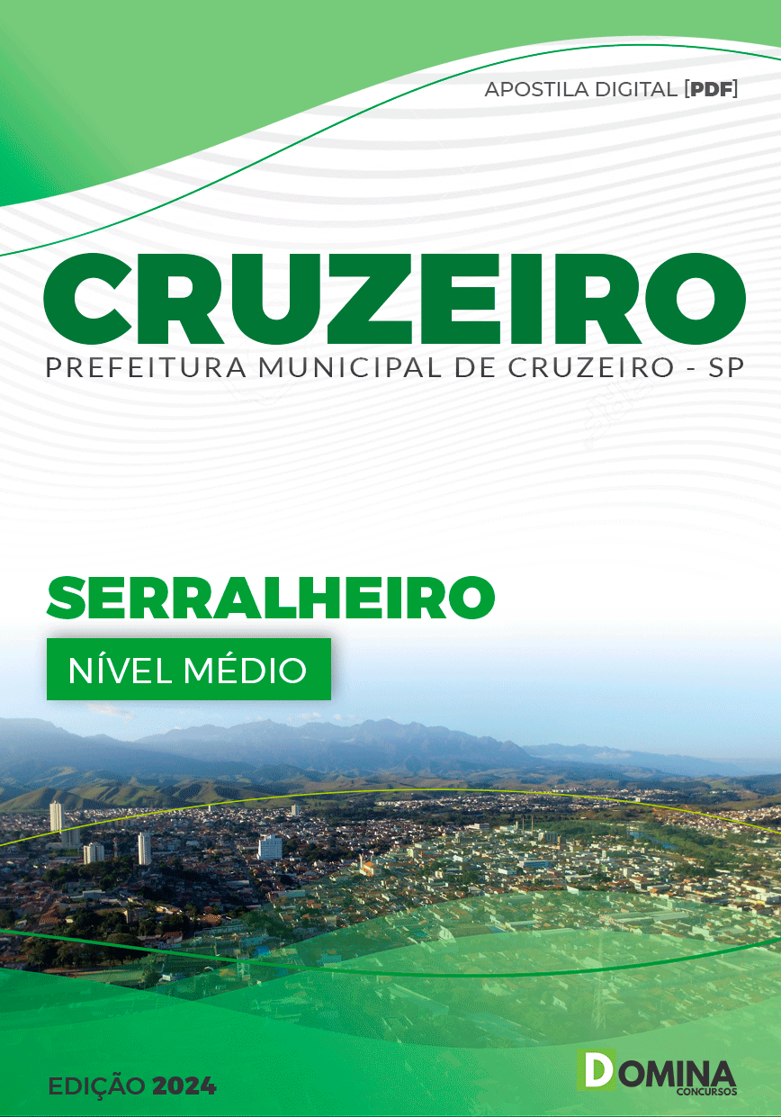 Apostila Pref Cruzeiro SP 2024 Serralheiro