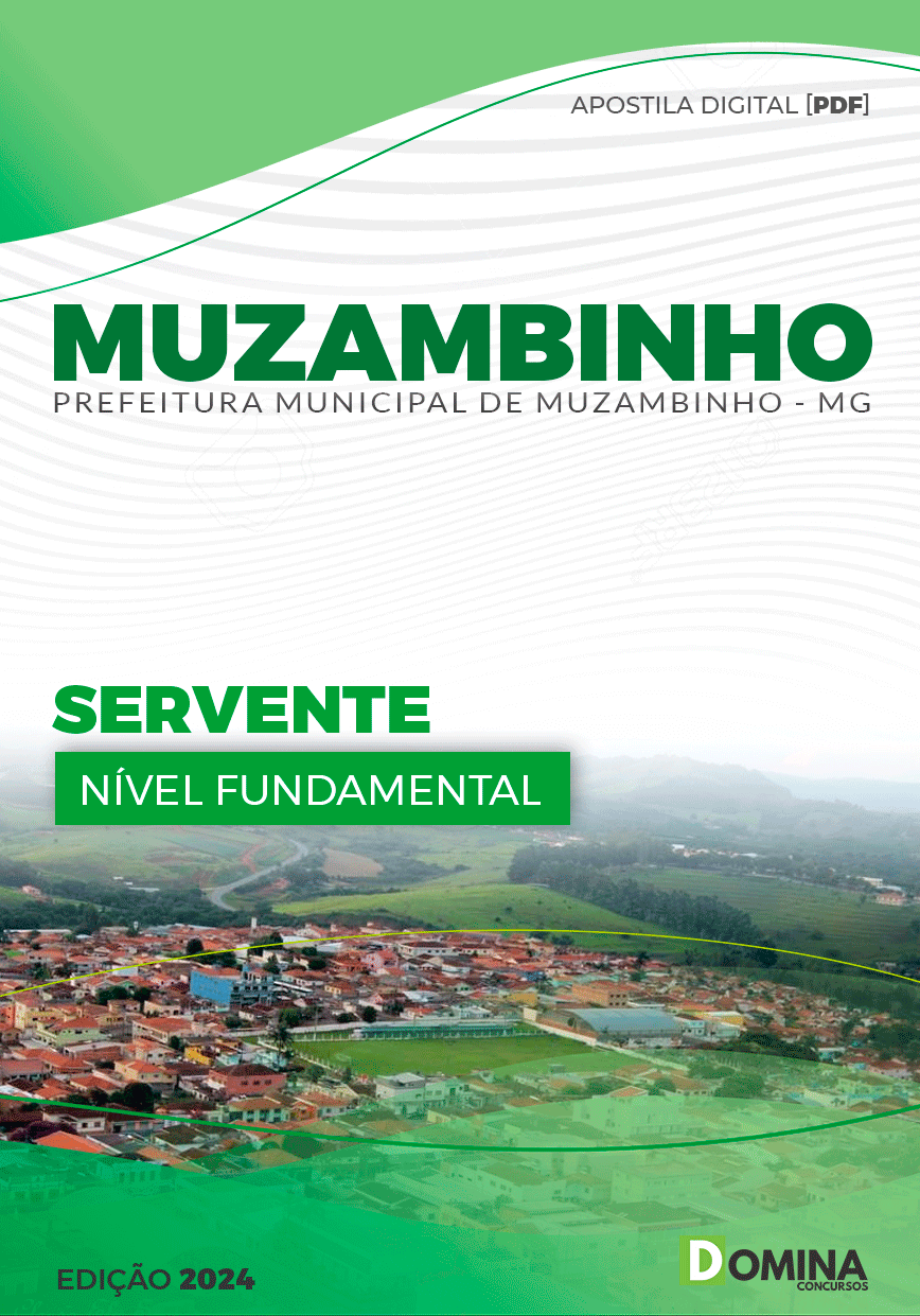 Apostila Pref Muzambinho MG 2024 Servente