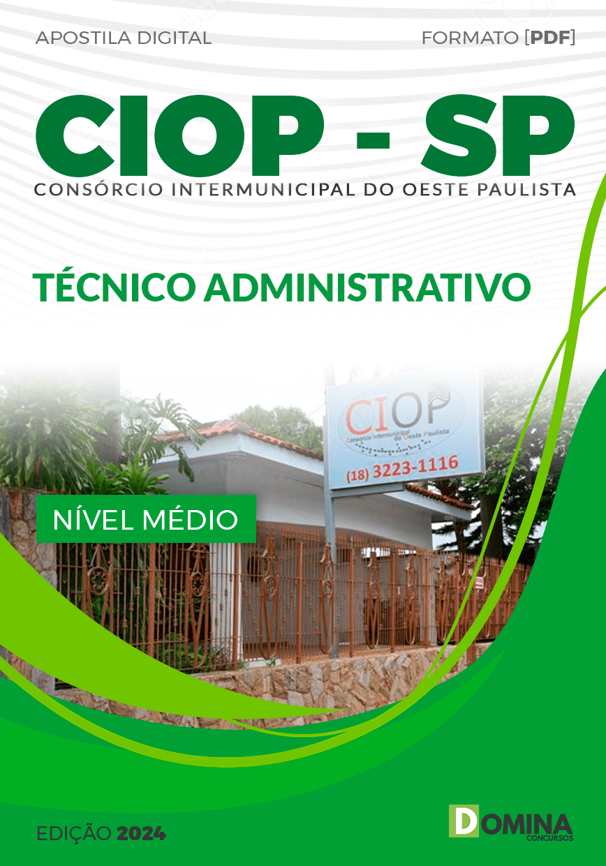 Apostila CIOP SP 2024 Técnico Administrativo