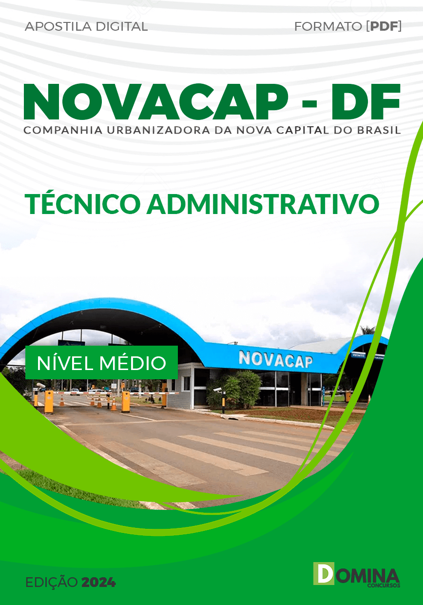 Apostila NOVACAP DF 2024 Técnico Administrativo