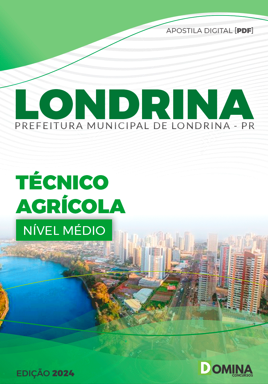 Apostila Pref Londrina PR 2024 Técnico Agrícola