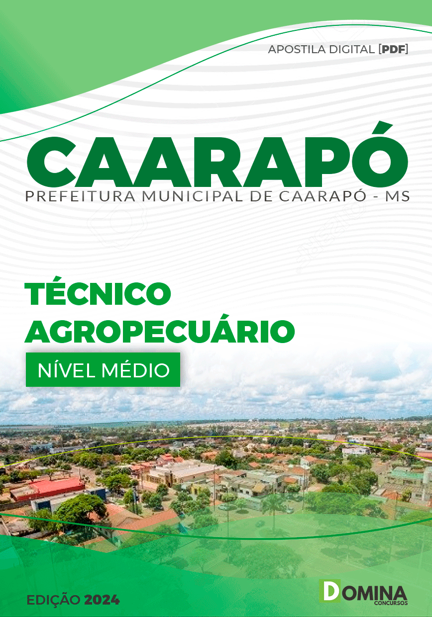 Apostila Pref Caarapó MS 2024 Técnico Agropecuário