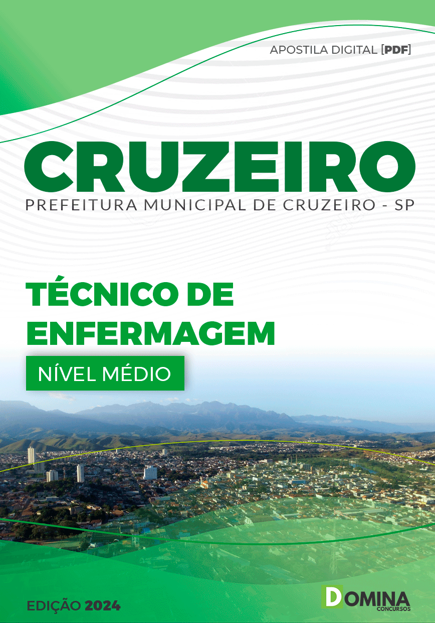 Apostila Pref Cruzeiro SP 2024 Técnico de Enfermagem