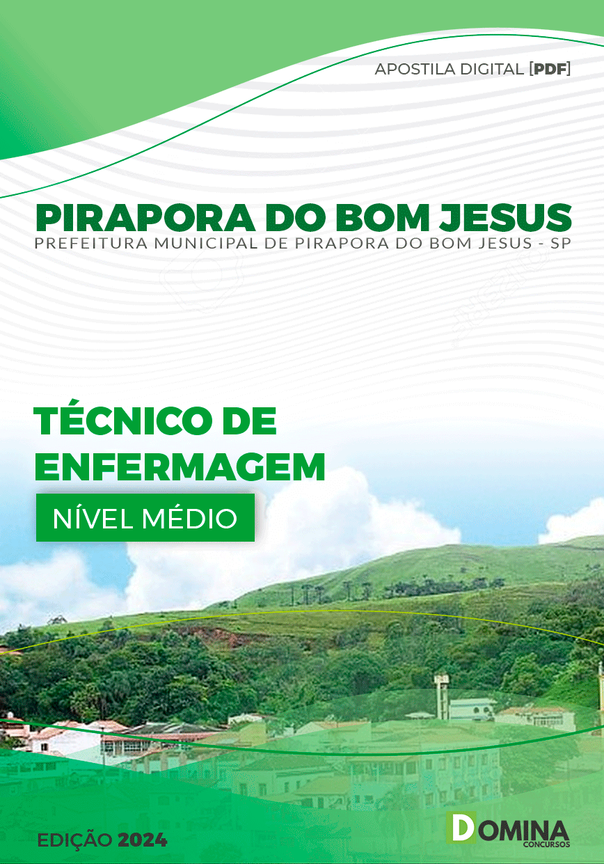 Apostila Pref Pirapora do Bom Jesus SP 2024 Técnico Enfermagem