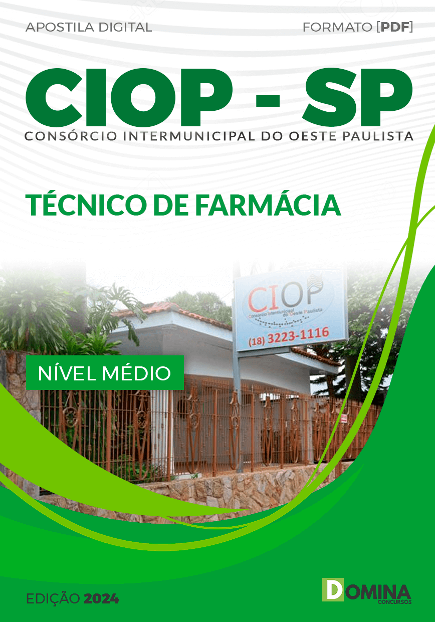 Apostila CIOP SP 2024 Técnico de Farmácia